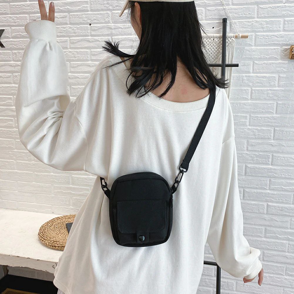 Canvas Women’s Crossbody Bag Trend 2022 Small Shoulder Handbag Korean ...