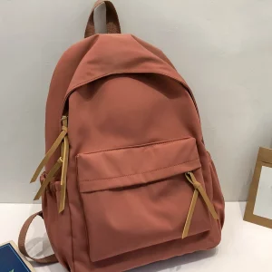 Lovshy All Purpose Solid Color Backpack-PK