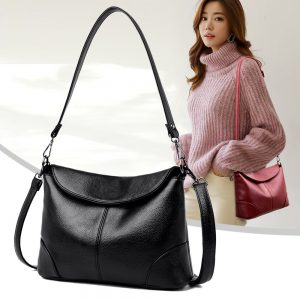 2 Styles Ladies Shoulder Messenger Bag Soft PU Leather Crossbody Bags for Women 2021 New Handbag Tassel Bucket Bag Sac a Main