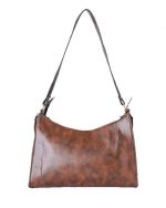 Casual Underarm Urban Women’s Handbag Fashion Women's Shoulder Bag Retro PU Leather Underarm Bag Casual Women Handbags Solid Color Zipper Mini Messenger Bag