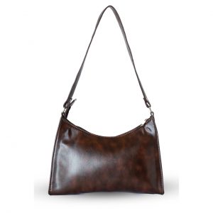 Casual Underarm Urban Women’s Handbag Fashion Women's Shoulder Bag Retro PU Leather Underarm Bag Casual Women Handbags Solid Color Zipper Mini Messenger Bag2