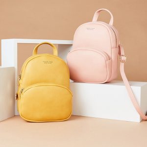 New Women Backpack Small Fashion Ladies Backpack Soft Touch Leather Female Hand Bag