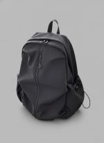 Lovshy Unisex Daily Use Backpack With Zipper Closure bl