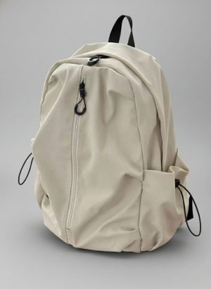 Lovshy Unisex Daily Use Backpack With Zipper Closure wh