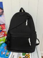 Lovshy Premium Light Weight Daily Use Backpack For Men and Women Bl