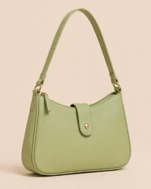 Elegant Pastel Green Shoulder Bag